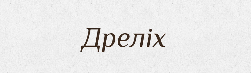 Дреліх — Великий тлумачний словник сучасної української мови