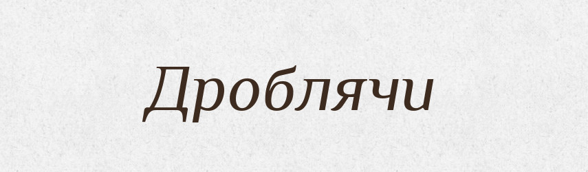 Дроблячи — Великий тлумачний словник сучасної української мови