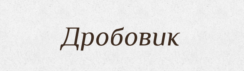Дробовик — Великий тлумачний словник сучасної української мови