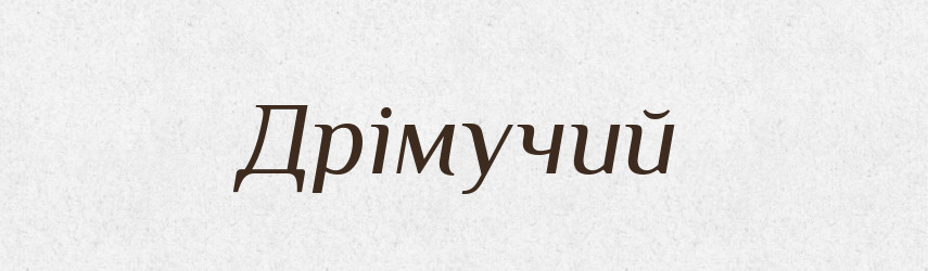 Дрімучий — Великий тлумачний словник сучасної української мови