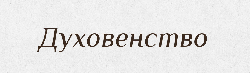 Духовенство — Великий тлумачний словник сучасної української мови