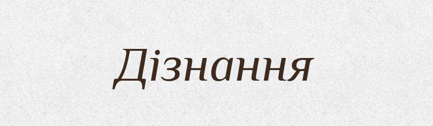 Дізнання — Великий тлумачний словник сучасної української мови