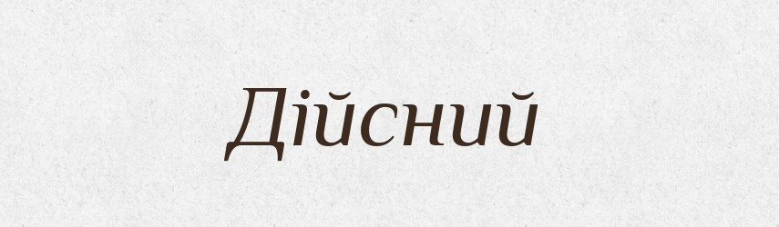 Дійсний — Великий тлумачний словник сучасної української мови