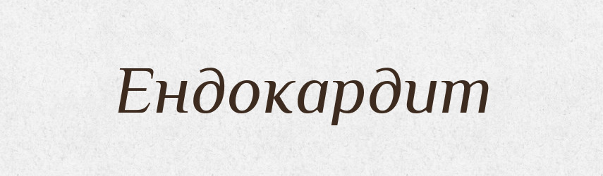 Ендокардит — Великий тлумачний словник сучасної української мови