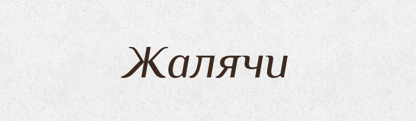 Жалячи — Великий тлумачний словник сучасної української мови