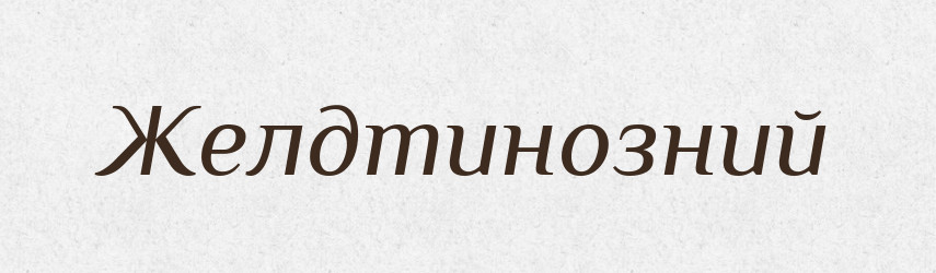 Желдтинозний — Великий тлумачний словник сучасної української мови