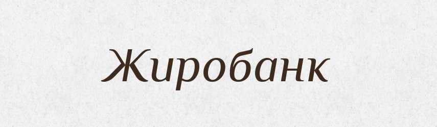 Жиробанк — Великий тлумачний словник сучасної української мови