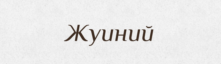 Жуиний — Великий тлумачний словник сучасної української мови