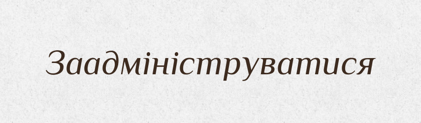 Заадмініструватися — Великий тлумачний словник сучасної української мови