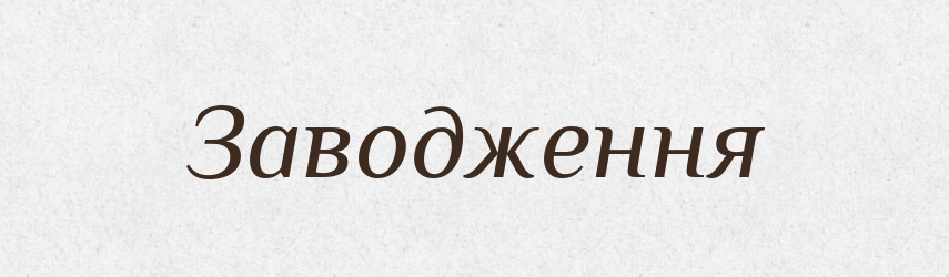 Заводження — Великий тлумачний словник сучасної української мови