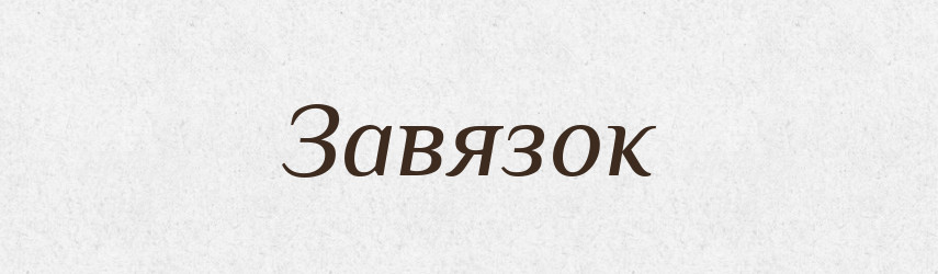 Завязок — Великий тлумачний словник сучасної української мови