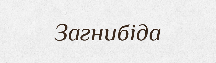 Загнибіда — Великий тлумачний словник сучасної української мови