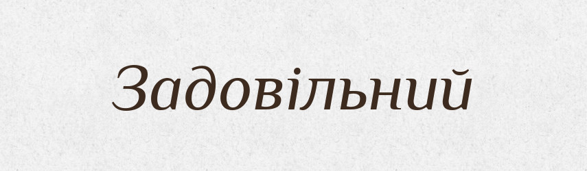 Задовільний — Великий тлумачний словник сучасної української мови