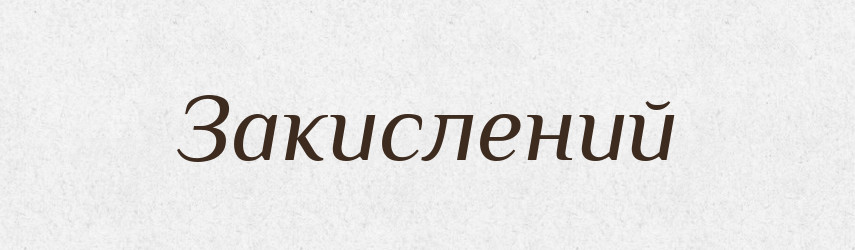 Закислений — Великий тлумачний словник сучасної української мови