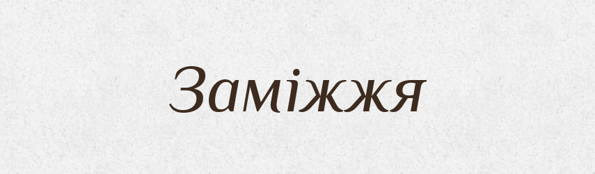 Заміжжя — Великий тлумачний словник сучасної української мови