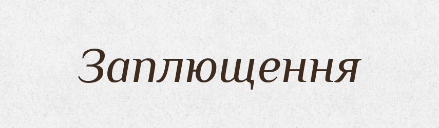 Заплющення — Великий тлумачний словник сучасної української мови