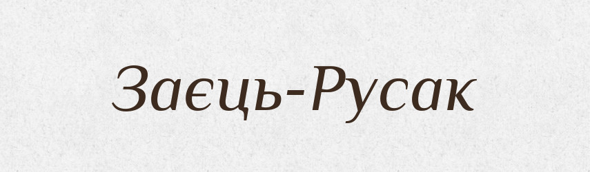 Заєць-Русак — Великий тлумачний словник сучасної української мови