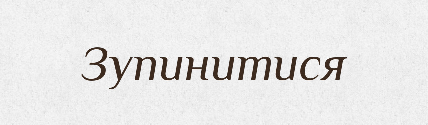 Зупинитися — Великий тлумачний словник сучасної української мови