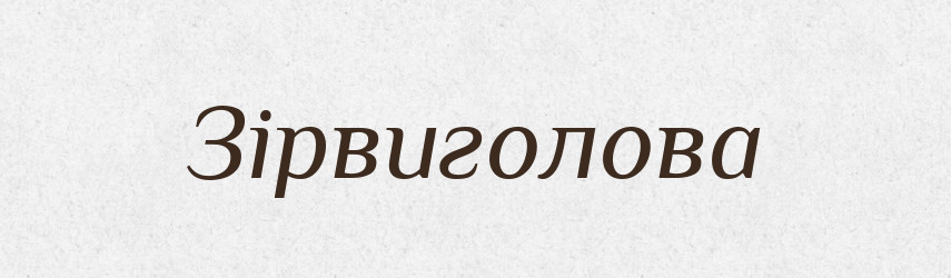 Зірвиголова — Великий тлумачний словник сучасної української мови