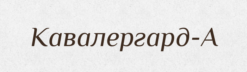 Кавалергард-А — Великий тлумачний словник сучасної української мови