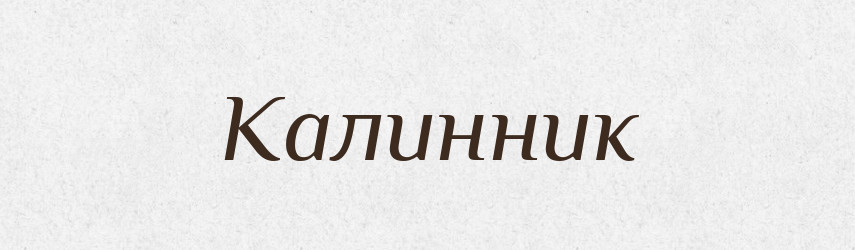 Калинник — Великий тлумачний словник сучасної української мови