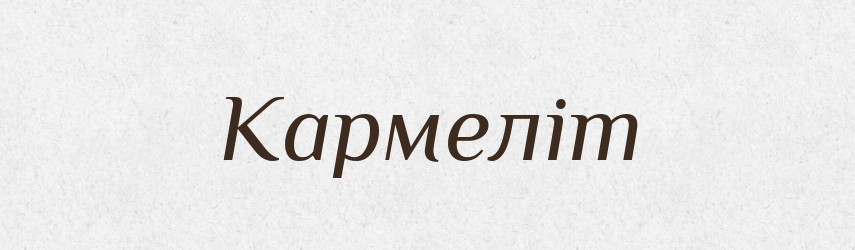 Кармеліт — Великий тлумачний словник сучасної української мови