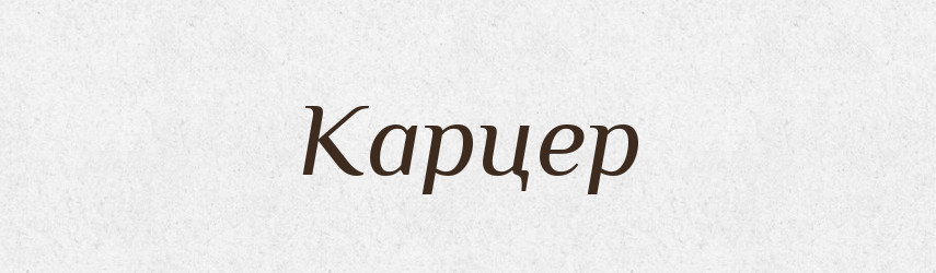 Карцер — Великий тлумачний словник сучасної української мови