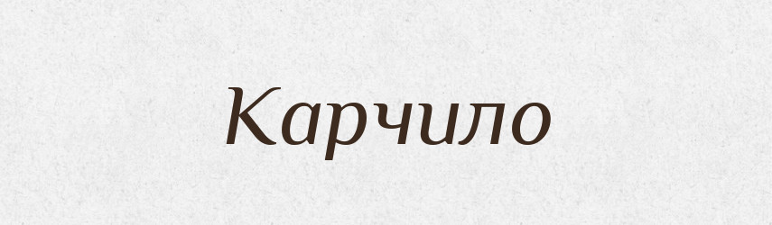 Карчило — Великий тлумачний словник сучасної української мови