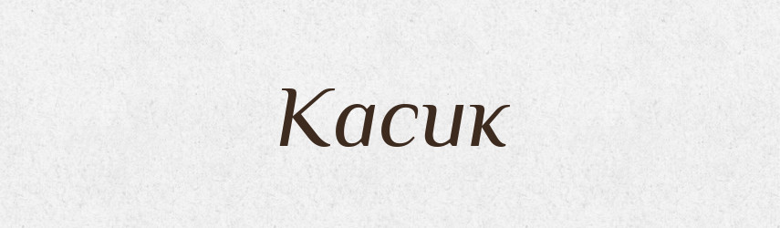 Касик — Великий тлумачний словник сучасної української мови