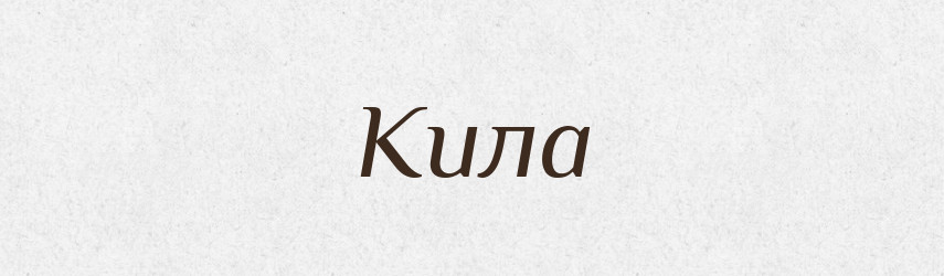 Кила — Великий тлумачний словник сучасної української мови