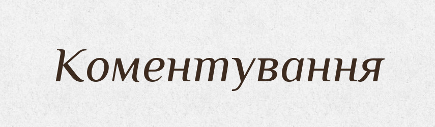 Коментування — Великий тлумачний словник сучасної української мови