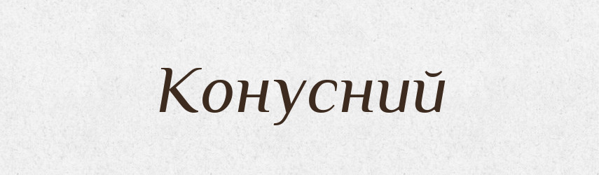 Конусний — Великий тлумачний словник сучасної української мови