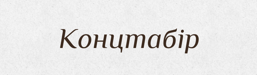 Концтабір — Великий тлумачний словник сучасної української мови