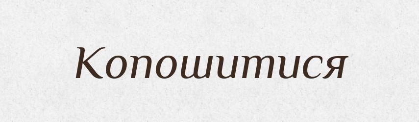 Копошитися — Великий тлумачний словник сучасної української мови