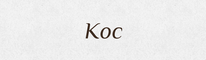 Кос — Великий тлумачний словник сучасної української мови