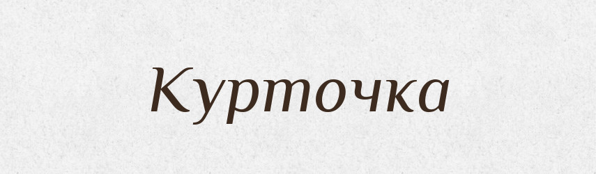 Курточка — Великий тлумачний словник сучасної української мови