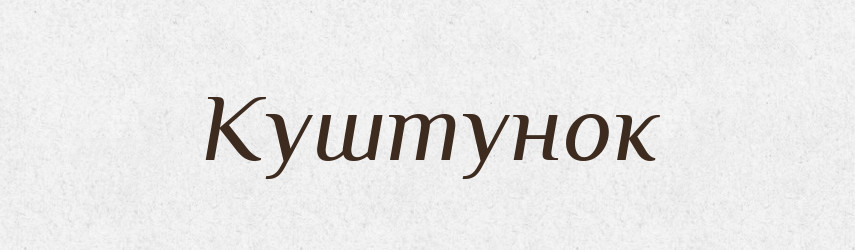 Куштунок — Великий тлумачний словник сучасної української мови