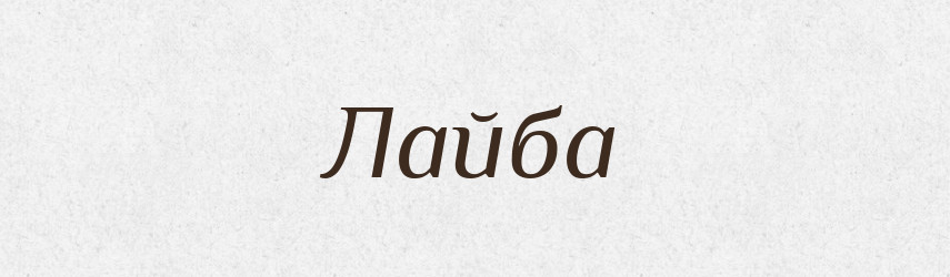 Лайба — Великий тлумачний словник сучасної української мови