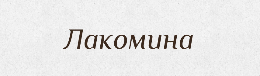 Лакомина — Великий тлумачний словник сучасної української мови