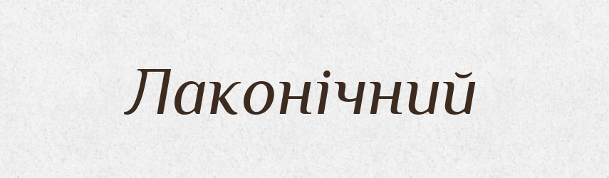 Лаконічний — Великий тлумачний словник сучасної української мови