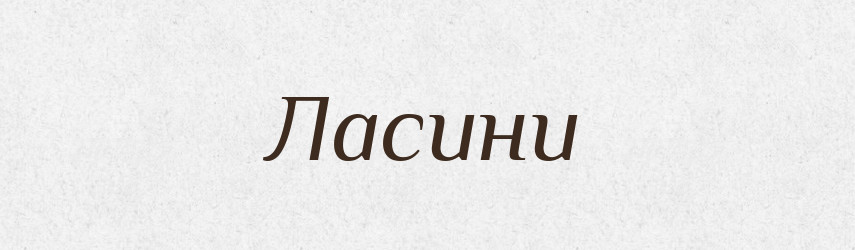 Ласини — Великий тлумачний словник сучасної української мови