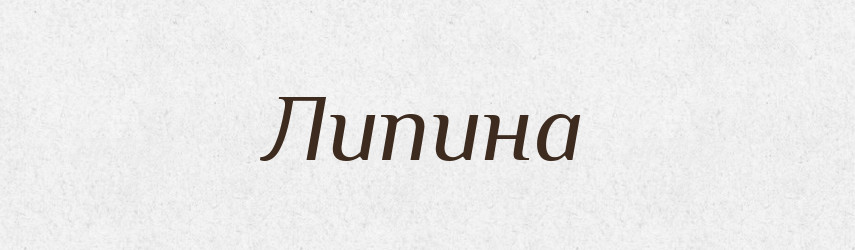 Липина — Великий тлумачний словник сучасної української мови