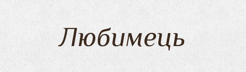 Любимець — Великий тлумачний словник сучасної української мови