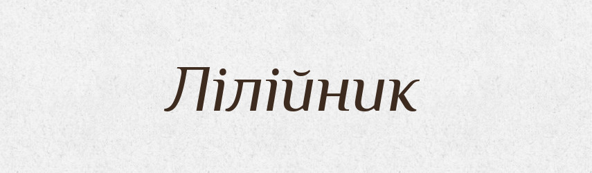 Лілійник — Великий тлумачний словник сучасної української мови