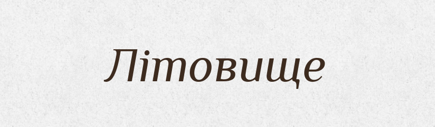 Літовище — Великий тлумачний словник сучасної української мови