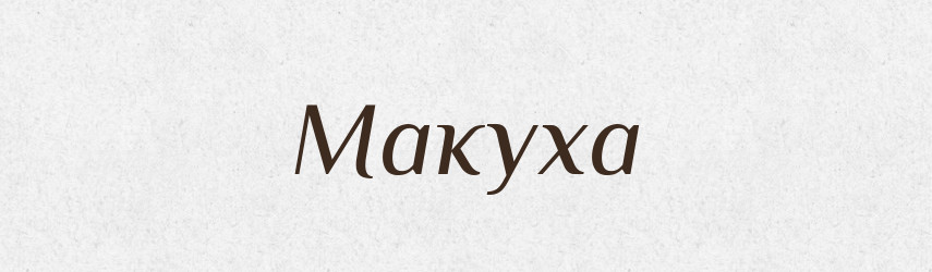 Макуха — Великий тлумачний словник сучасної української мови