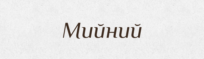 Мийний — Великий тлумачний словник сучасної української мови