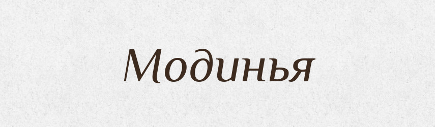 Модинья — Великий тлумачний словник сучасної української мови