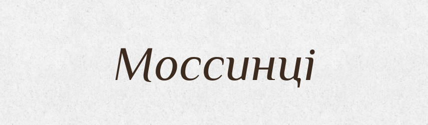Моссинці — Великий тлумачний словник сучасної української мови