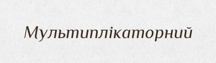 Мультиплікаторний — Великий тлумачний словник сучасної української мови